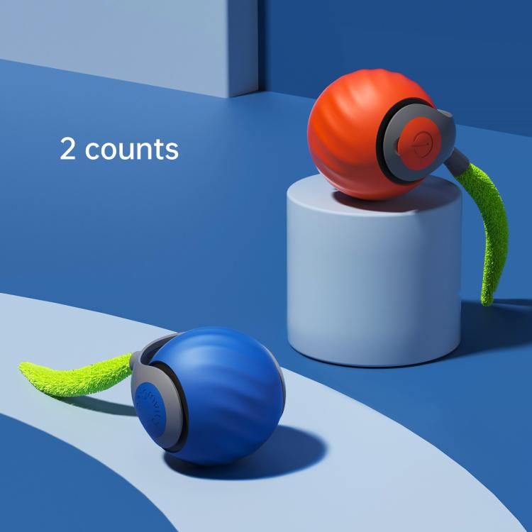 Smart Self Rolling Ball Interactive Cat Toys USB Rechargeable Cat Ball Two Speed Adjustment - Trustpick