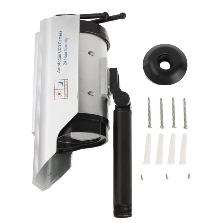 Solar Powered Realistic Looking Dummy Camera with Flashing Red LED Light - Trustpick