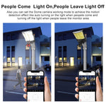 Solar Street Light with V380 4G WiFi 10X Dual - lens Monitoring HD Camera - Trustpick