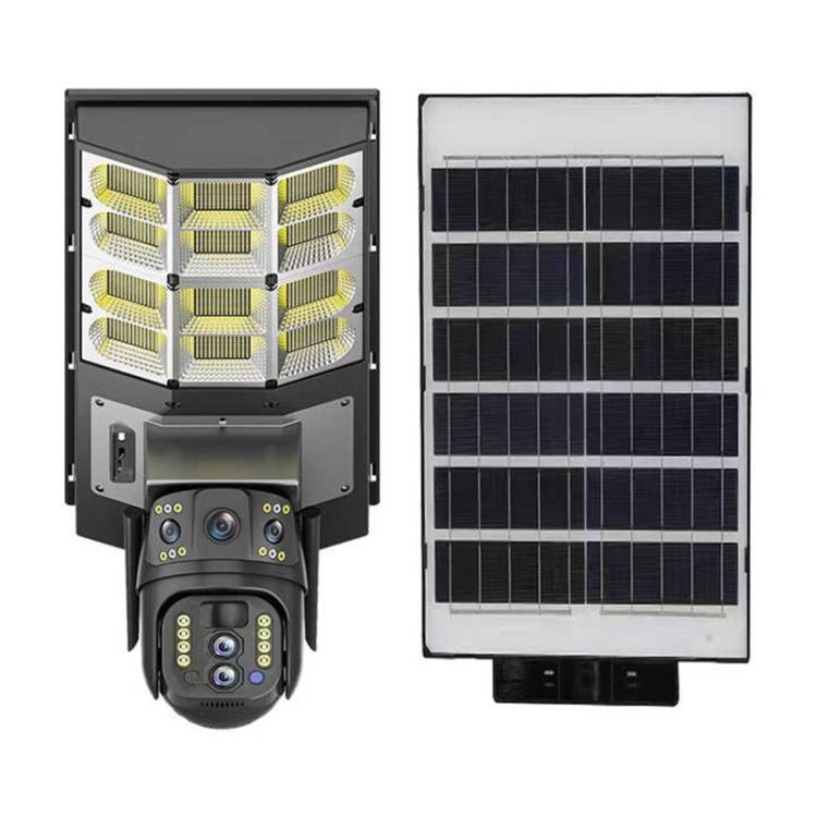 Solar Street Light with V380 4G WiFi 10X Dual - lens Monitoring HD Camera - Trustpick