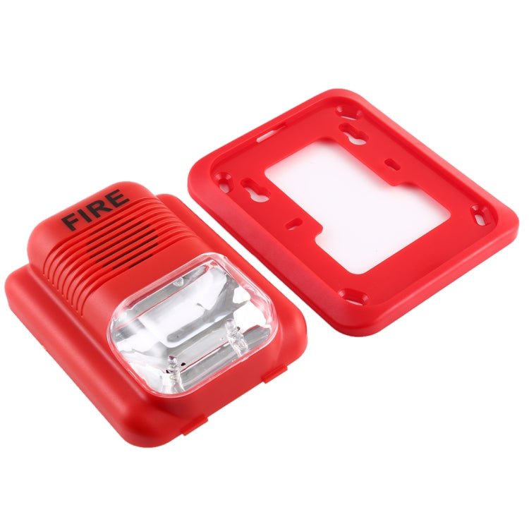 Sound - light Fire Alarm Warning Strobe Horn Alert Safety System Sensor - Trustpick