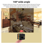 SQ11 Mini DV HD 1080P 6 LEDs Sport Recorder Camera with Holder, Support Monitor Detection & IR Night Vision & TF Card - Trustpick