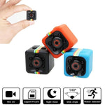 SQ11 Mini DV HD 1080P 6 LEDs Sport Recorder Camera with Holder, Support Monitor Detection & IR Night Vision & TF Card - Trustpick