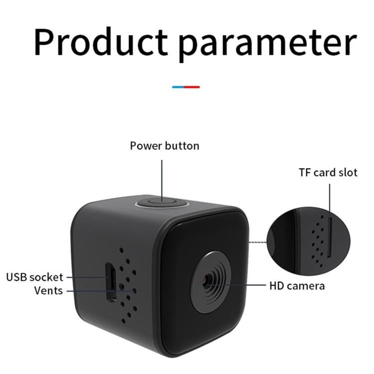 SQ28 1080P Mini Waterproof HD Smart Camera, Support Night Vision - Trustpick