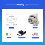 Sricam SP008C 5MP 10X Zoom IP66 Waterproof CCTV WiFi IP Camera Monitor - Trustpick