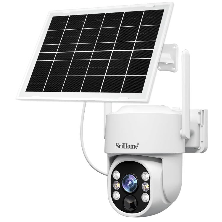 SriHome DH005 4MP 2K Low Power Consumption Wireless Security Camera System with Solar Panel - Trustpick