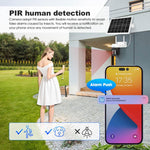 SriHome DH006 4MP 2K Low Power Consumption Wireless Security Camera System with Solar Panel - Trustpick