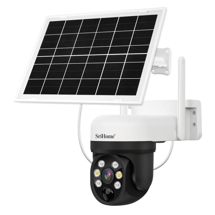 SriHome DH006 4MP 2K Low Power Consumption Wireless Security Camera System with Solar Panel - Trustpick
