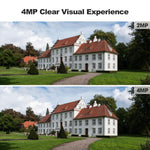 SriHome DH006 4MP 2K Low Power Consumption Wireless Security Camera System with Solar Panel - Trustpick