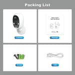 SriHome DH008 4MP 2K Low Power Consumption Wireless Security Camera System - Trustpick