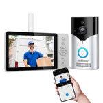 SriHome DH051+DH002 4MP HD Smart WiFi Video PIR Visual Doorbell Set - Trustpick