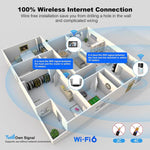 SriHome DH051+DH002 4MP HD Smart WiFi Video PIR Visual Doorbell Set - Trustpick