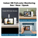 SriHome DH051+DH002+DH008 4MP HD Smart WiFi Video PIR Visual Doorbell Set - Trustpick