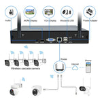 SriHome NVS001 - IPC065 5MP 4 - CH NVR WiFi IP Camera Kit - Trustpick