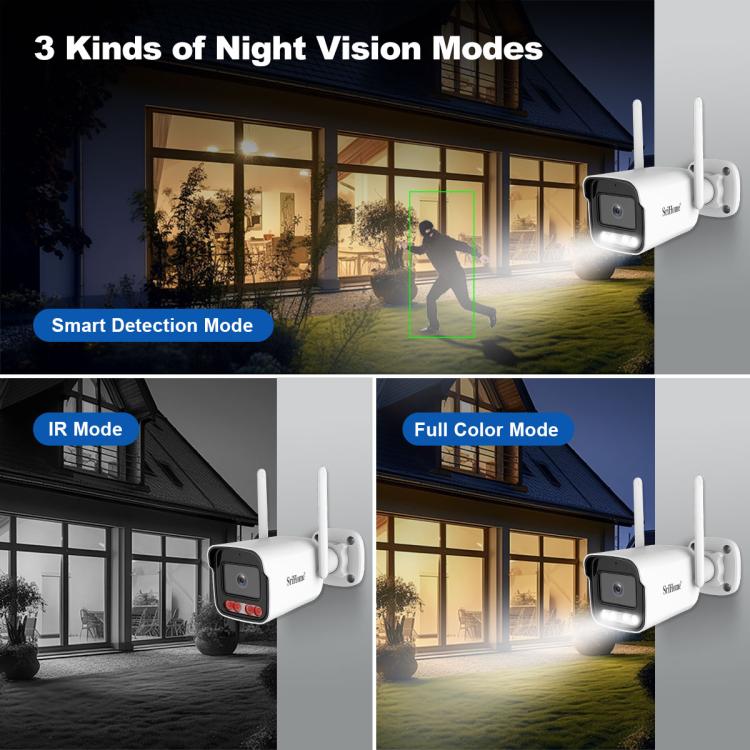 SriHome NVS001 - IPC065 5MP 4 - CH NVR WiFi IP Camera Kit - Trustpick