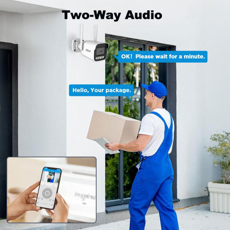 SriHome NVS001 - IPC065 5MP 4 - CH NVR WiFi IP Camera Kit - Trustpick