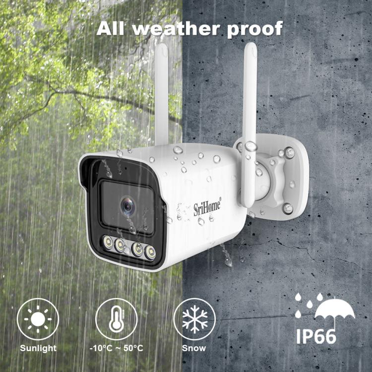 SriHome NVS001 - IPC065 5MP 4 - CH NVR WiFi IP Camera Kit - Trustpick