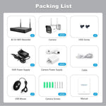 SriHome NVS001 - IPC065 5MP 4 - CH NVR WiFi IP Camera Kit - Trustpick