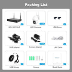 SriHome NVS001E - IPC039B 5MP 8CH HD NVR Wireless Cameras Set - Trustpick