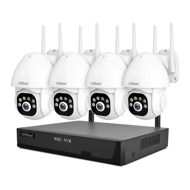 SriHome NVS001E - IPC039B 5MP 8CH HD NVR Wireless Cameras Set - Trustpick