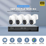 SriHome NVS005 - POE030 3MP HD 4 - CH POE Camera Network Video Recorder Kit - Trustpick