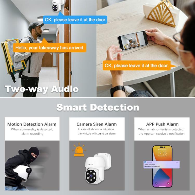 SriHome NVS005 - POE030 3MP HD 4 - CH POE Camera Network Video Recorder Kit - Trustpick