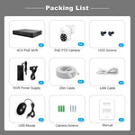 SriHome NVS005 - POE030 3MP HD 4 - CH POE Camera Network Video Recorder Kit - Trustpick