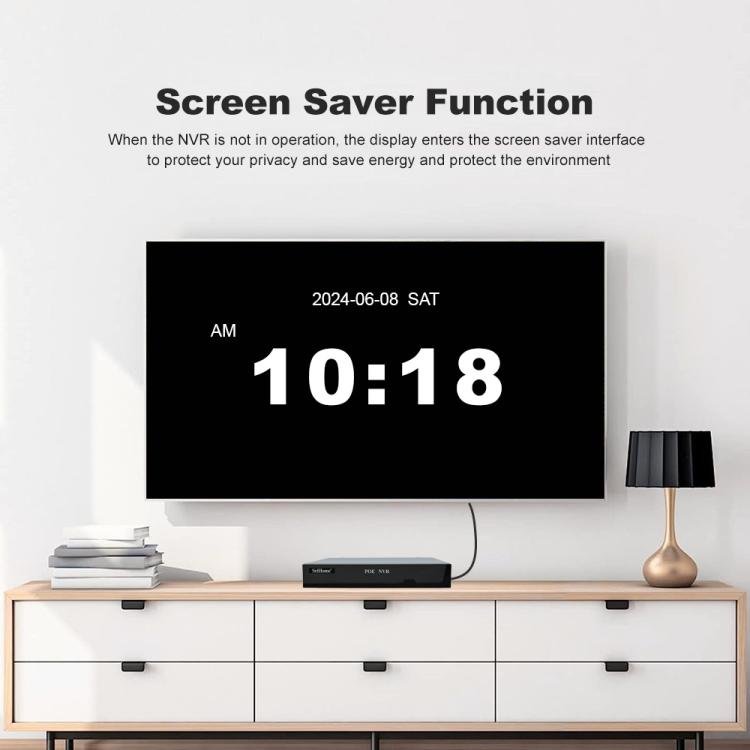 SriHome NVS005 - POE030 3MP HD 8 - CH POE Camera Network Video Recorder Kit - Trustpick