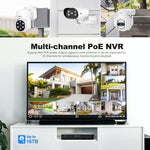 SriHome NVS005 - POE030 3MP HD 8 - CH POE Camera Network Video Recorder Kit - Trustpick