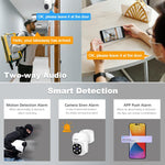 SriHome NVS005 - POE030 3MP HD 8 - CH POE Camera Network Video Recorder Kit - Trustpick