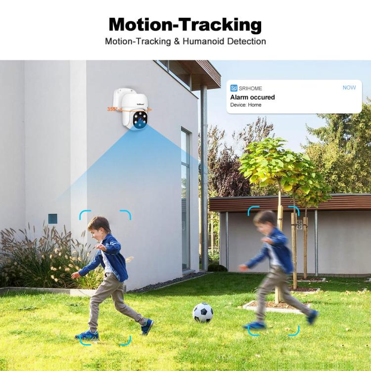 SriHome NVS005 - POE030 3MP HD 8 - CH POE Camera Network Video Recorder Kit - Trustpick