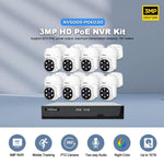 SriHome NVS005 - POE030 3MP HD 8 - CH POE Camera Network Video Recorder Kit - Trustpick