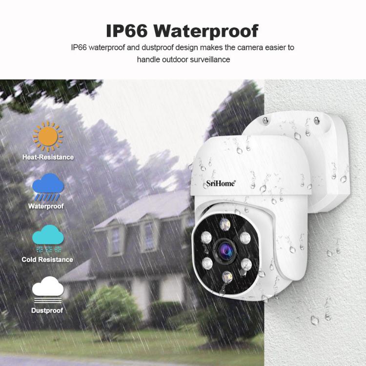 SriHome NVS005 - POE030 5MP HD 4 - CH POE Camera Network Video Recorder Kit - Trustpick