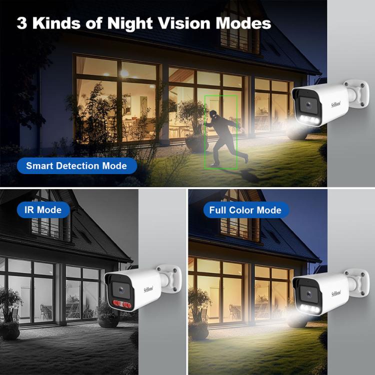 SriHome NVS005 - POE065 3MP HD 4 - CH POE Camera Network Video Recorder Kit - Trustpick