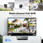 SriHome NVS005 - POE065 3MP HD 4 - CH POE Camera Network Video Recorder Kit - Trustpick