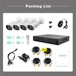 SriHome NVS008 - AHD006 2MP HD 4 - CH XVR NVR Camera Network Video Recorder Kit - Trustpick