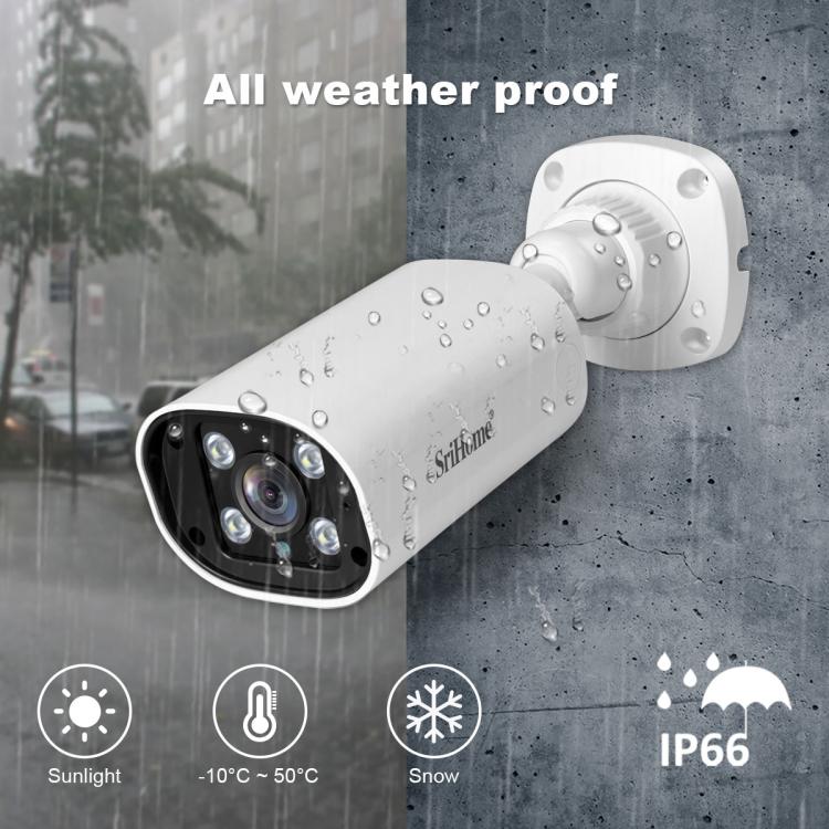 SriHome NVS008 - AHD006 2MP HD 4 - CH XVR NVR Camera Network Video Recorder Kit - Trustpick