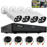 SriHome NVS008 - AHD006 2MP HD 4 - CH XVR NVR Camera Network Video Recorder Kit - Trustpick