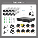 SriHome NVS008 - AHD006 2MP HD 8 - CH XVR NVR Camera Network Video Recorder Kit - Trustpick