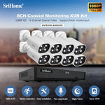 SriHome NVS008 - AHD006 2MP HD 8 - CH XVR NVR Camera Network Video Recorder Kit - Trustpick