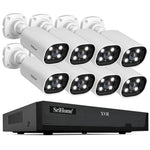 SriHome NVS008 - AHD006 2MP HD 8 - CH XVR NVR Camera Network Video Recorder Kit - Trustpick