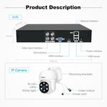 SriHome NVS008 - AHD030 2MP HD 4 - CH XVR NVR Camera Network Video Recorder Kit - Trustpick