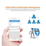 SriHome SH025 2.0 Million Pixels 1080P HD AI Auto - tracking IP Camera, Support Two Way Audio / Motion Tracking / Humanoid Detection / Night Vision / TF Card, AU Plug - Trustpick