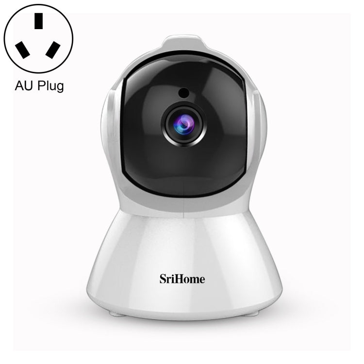 SriHome SH025 2.0 Million Pixels 1080P HD AI Auto - tracking IP Camera, Support Two Way Audio / Motion Tracking / Humanoid Detection / Night Vision / TF Card, AU Plug - Trustpick