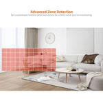 SriHome SH025 2.0 Million Pixels 1080P HD AI Auto - tracking IP Camera, Support Two Way Audio / Motion Tracking / Humanoid Detection / Night Vision / TF Card, AU Plug - Trustpick