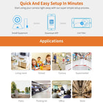 SriHome SH025 2.0 Million Pixels 1080P HD AI Auto - tracking IP Camera, Support Two Way Audio / Motion Tracking / Humanoid Detection / Night Vision / TF Card, AU Plug - Trustpick