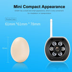 SriHome SH034 5.0MP Mini Dual 2.4 / 5G WiFi Outdoor Waterproof Video Surveillance Color Night Vision Security CCTV Cam - Trustpick