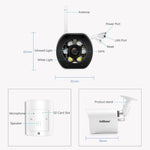 SriHome SH034C 4.0MP AI Humanoid Tracking WiFi Outdoor Surveillance Camera - Trustpick