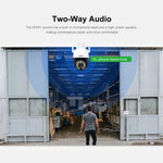 SriHome SH041 5.0MP 20X Optical Zoom 2.4G/5G WiFi Waterproof AI Auto Tracking H.265 Video Surveillance - Trustpick