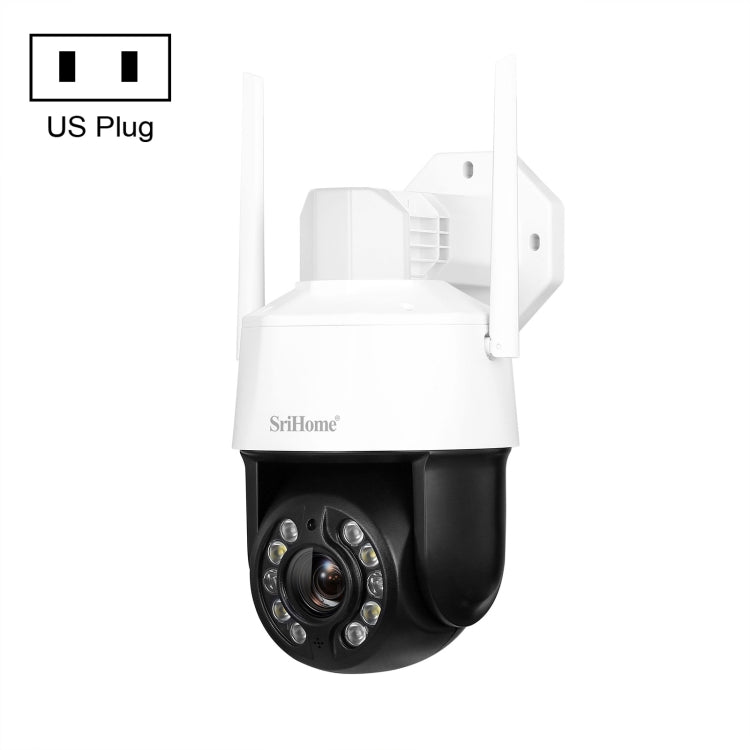 SriHome SH041 5.0MP 20X Optical Zoom 2.4G/5G WiFi Waterproof AI Auto Tracking H.265 Video Surveillance - Trustpick